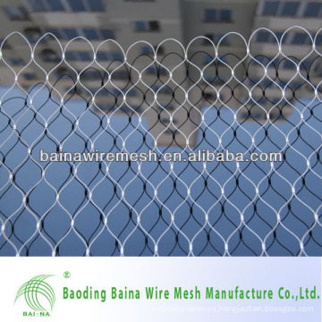 Inox mano flexible tejido valla de cable hecho en China